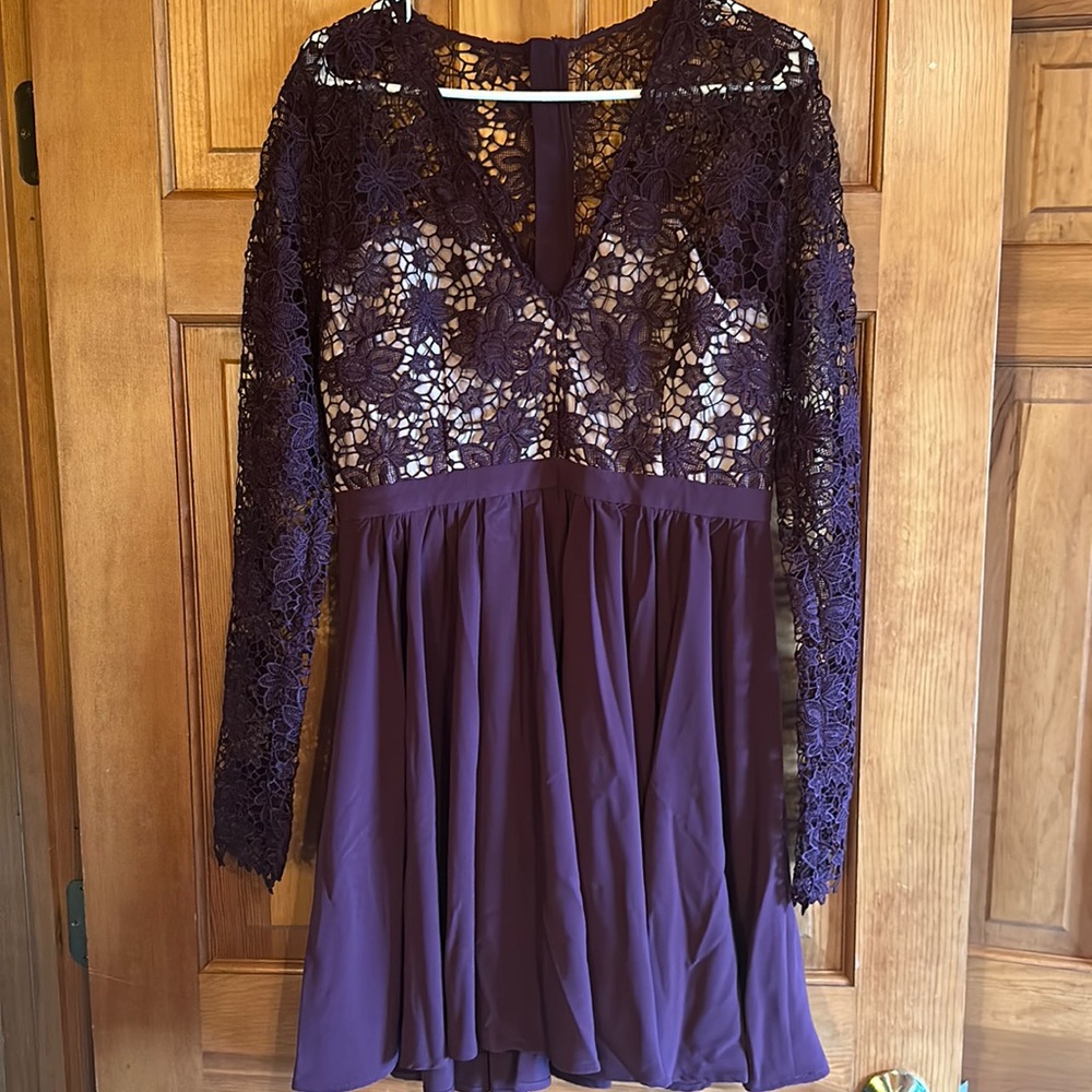 Wine fall dress worn once to a wedding!